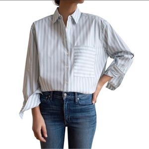 AYR The Deep End in Sage Stripe